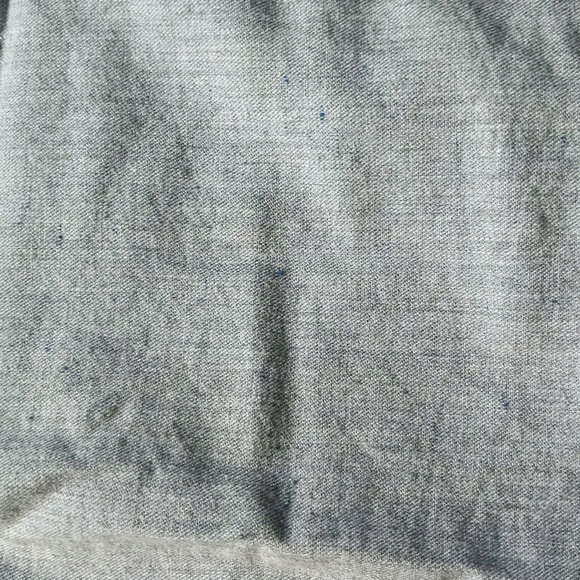 Globe Short Sleeve Button-Up, Men's, Large, Light Grey with navy speckles - Picture 5 of 5